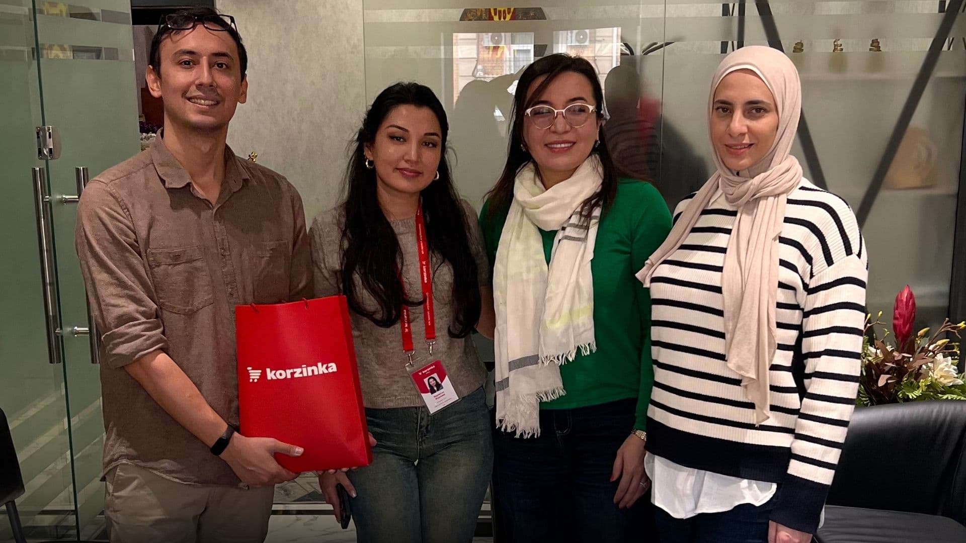 Совместная помощь от сообщества TWIG Uzbekistan и сети супермаркетов «Корзинка»